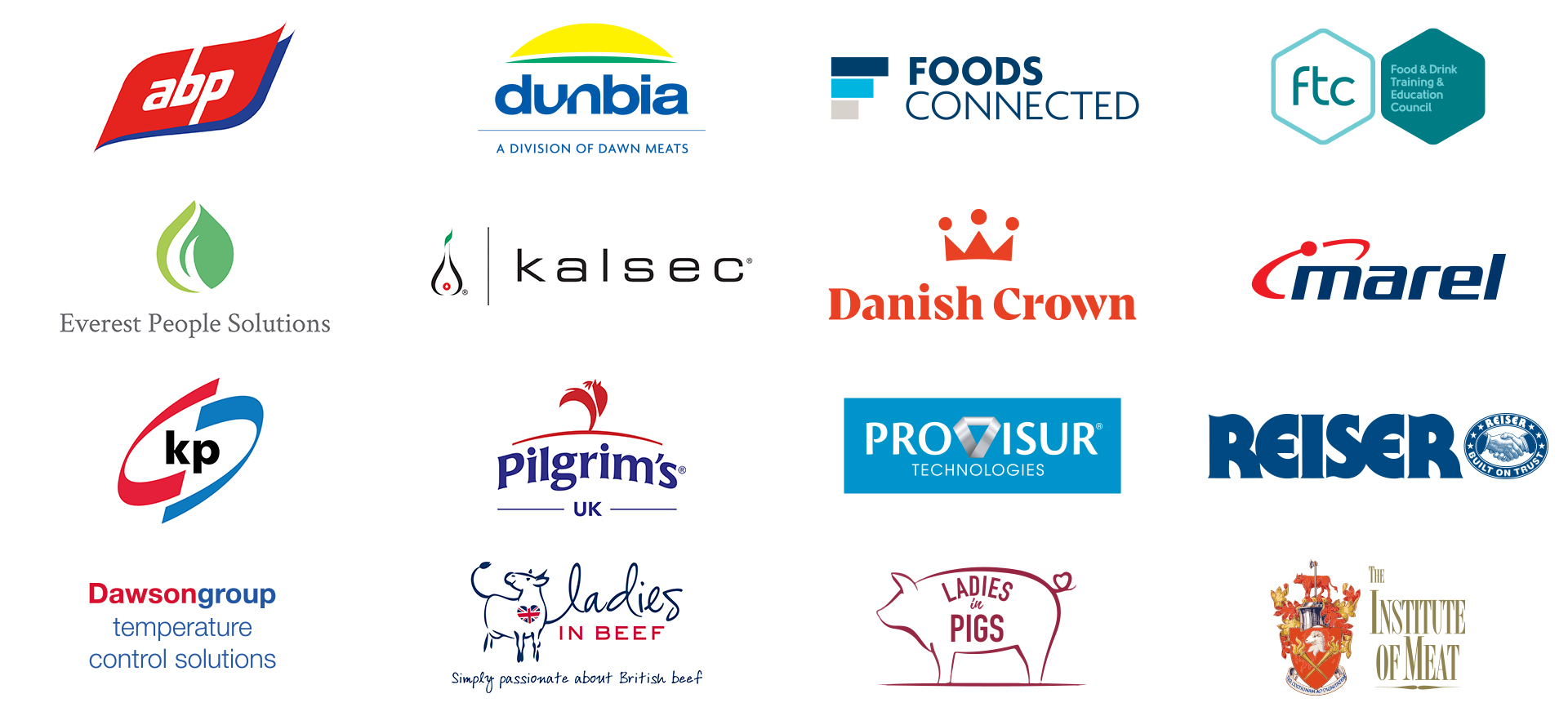 The 2022 Women in Meat Industry Awards partners.