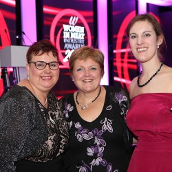 Ladies in Pigs were pleased to show their support for the awards.