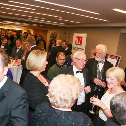 Drinks reception in full flow.