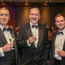 Rob Smith of Danish Crown (centre) with Jim Sydenham (left) and Jonathan Atherton of Interfood Technology. Rob Smith of Danish Crown (centre) with Jim Sydenham (left) and Jonathan Atherton of Interfood Technology.