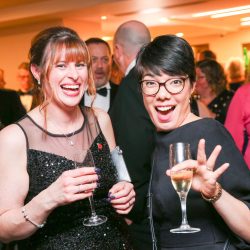 Many laughs were had throughout the evening.