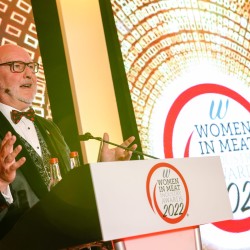 Publisher of Meat Management Magazine, Graham Yandell kicks off the evening’s proceedings.