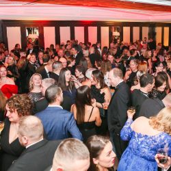 The drinks reception quickly got busy, as excitement began to build.