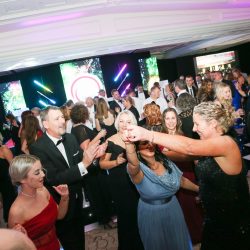 The dance floor filled quickly for the afterparty!