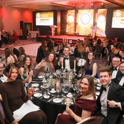 The JBT Marel table raised a glass.