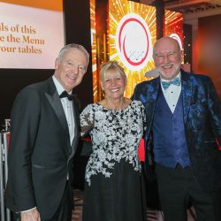 Hosts Rory Bremner, Julie Peasgood and Graham Yandell MBE.
